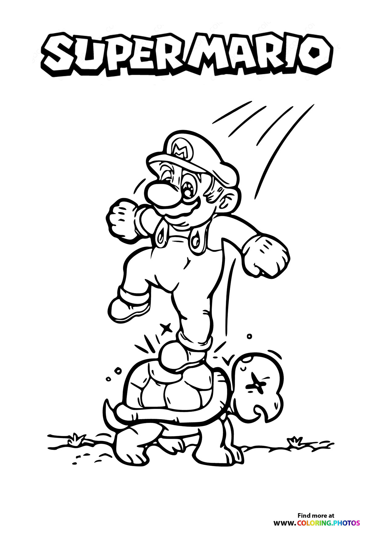 Mario jumping