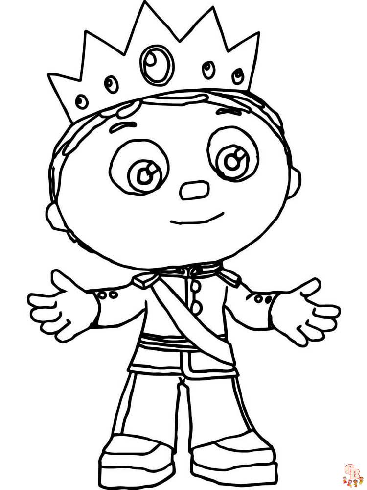 Super why coloring pages printable and free options