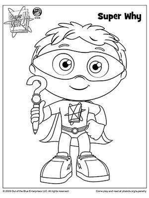 Super why coloring pag super why super why birthday art activiti for kids
