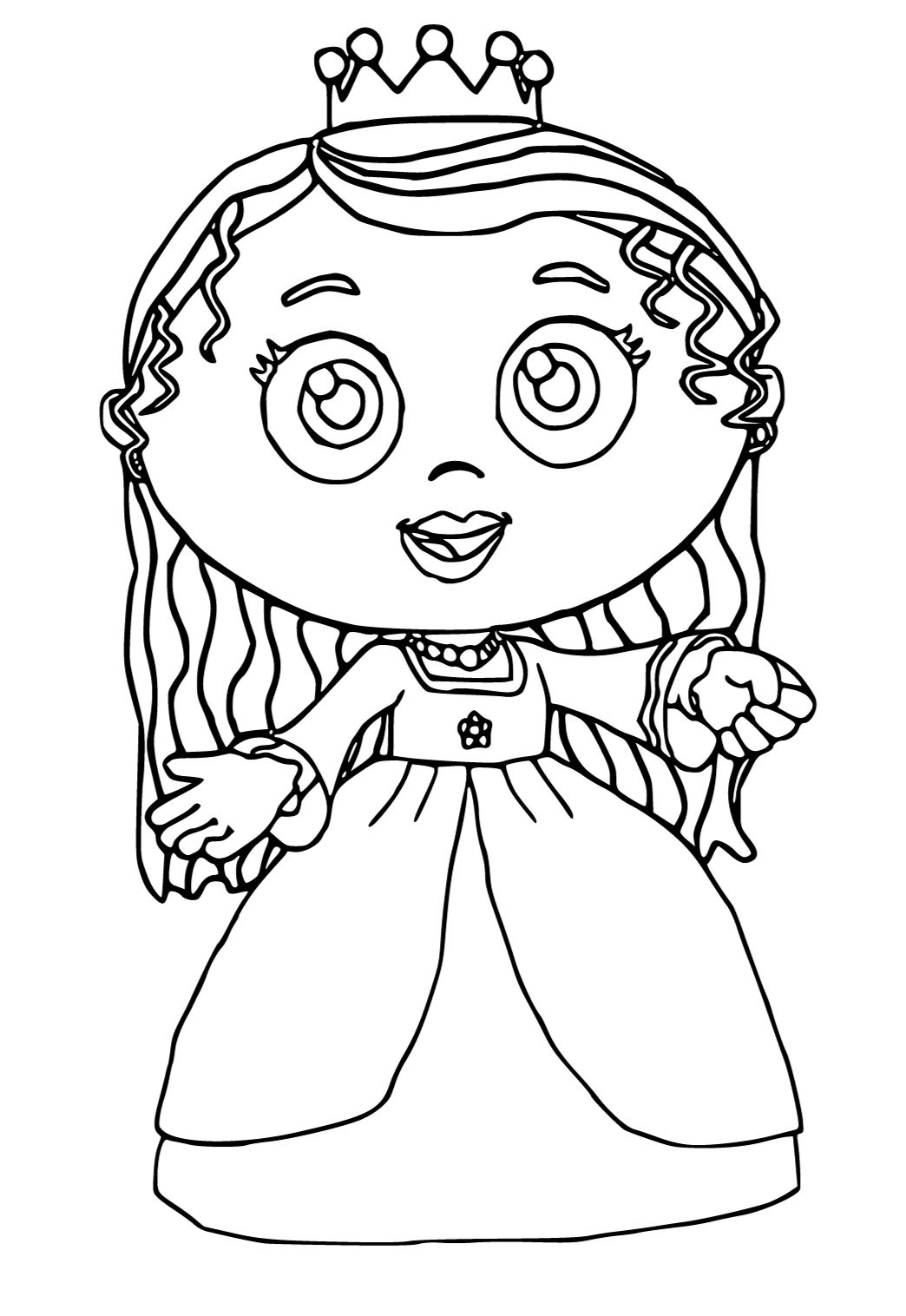 Free printable super why princess coloring page for adults and kids