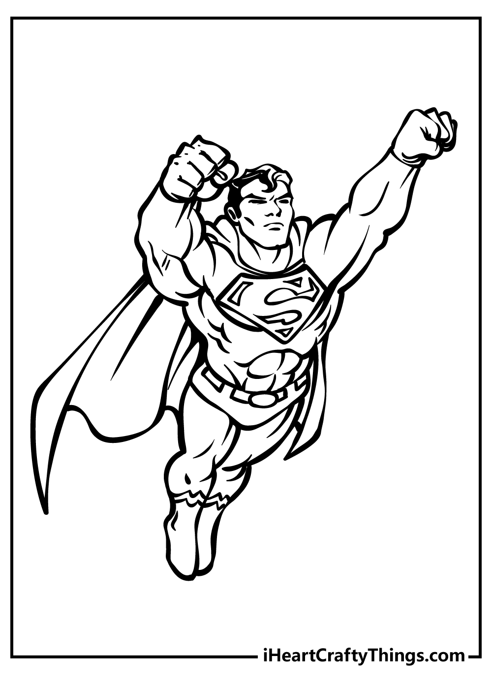 Superhero coloring pages free printables
