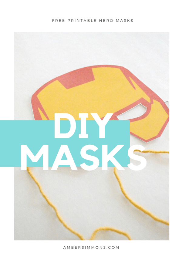 Have more fun with these free printable superhero masks