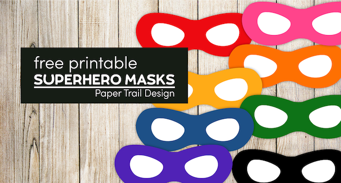 Incredibles free printable superhero masks