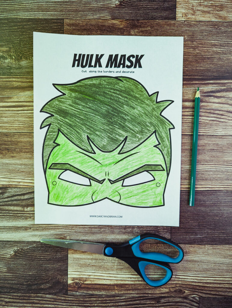 Printable superhero masks â fun for kids of all ages
