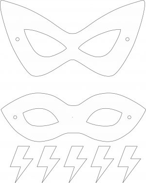 Super hero masks