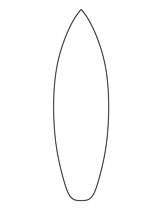 Printable surfboard template surfboard art surfboard craft surfboard