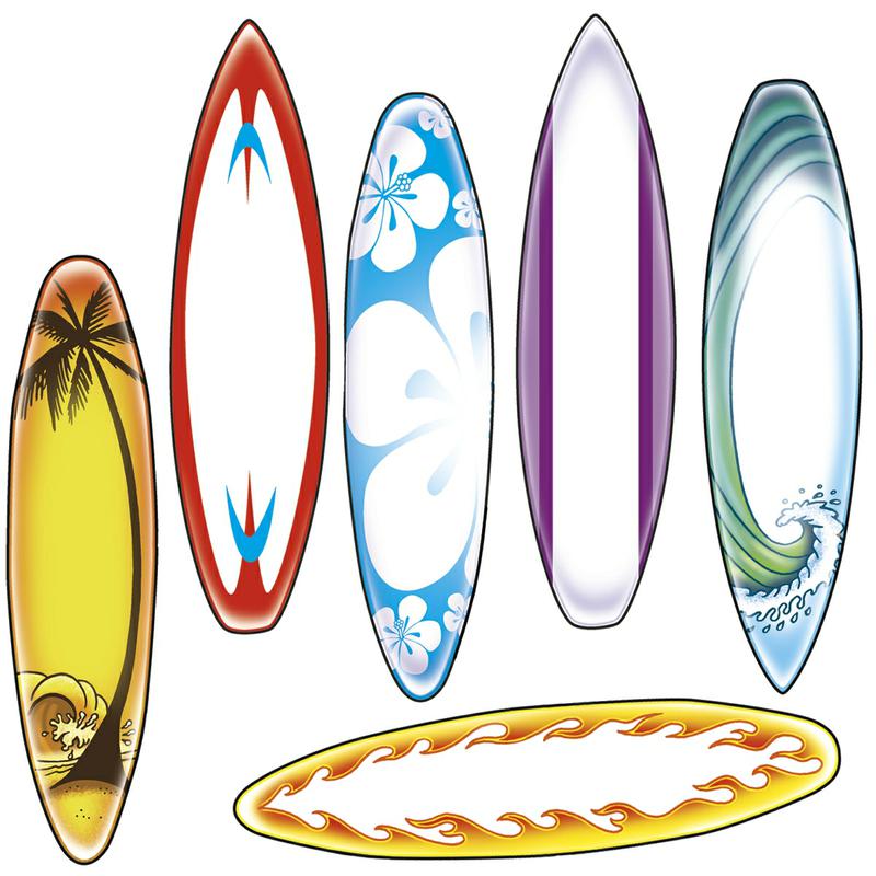 Printable surfboard name tags
