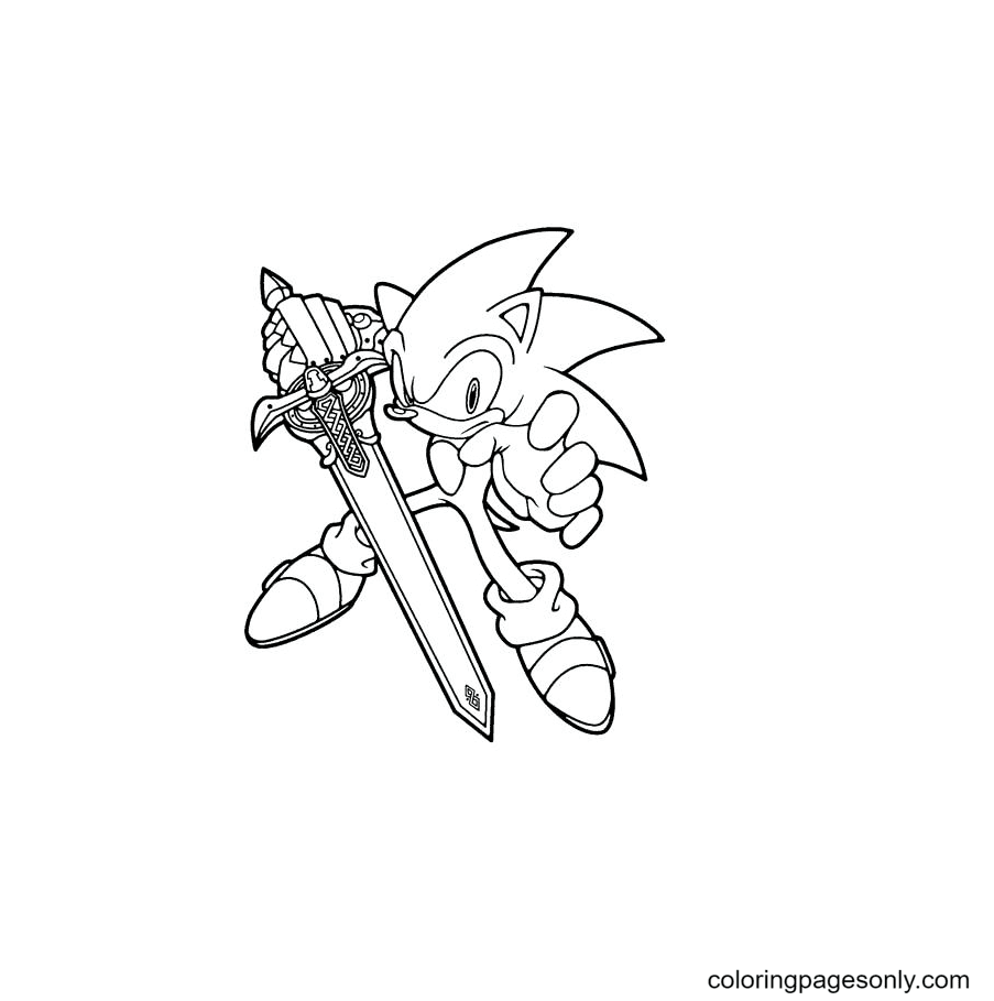 Sword coloring pages printable for free download
