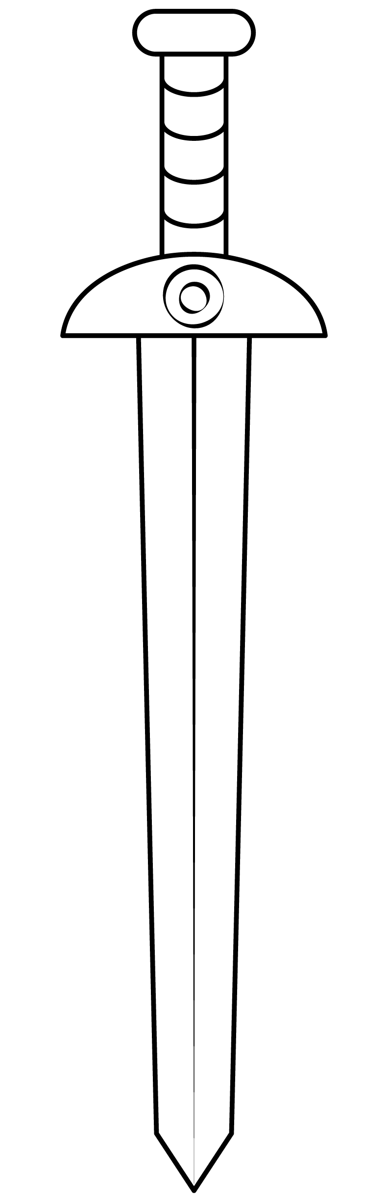 Sword printable template free printable papercraft templates