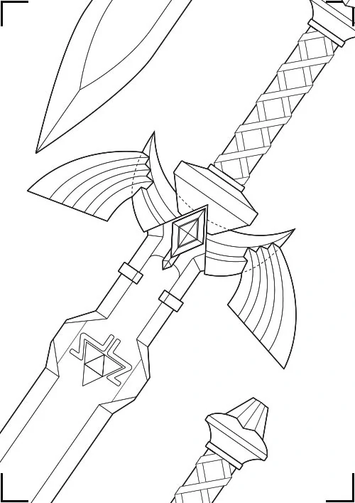Master sword sheath