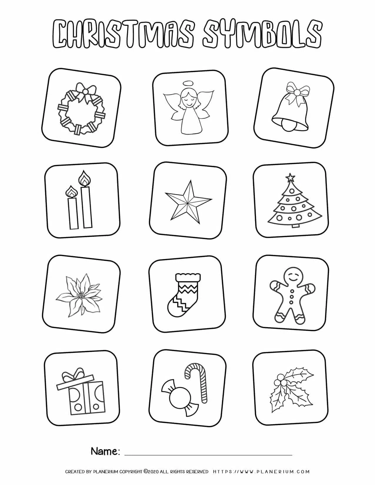 Christmas symbols