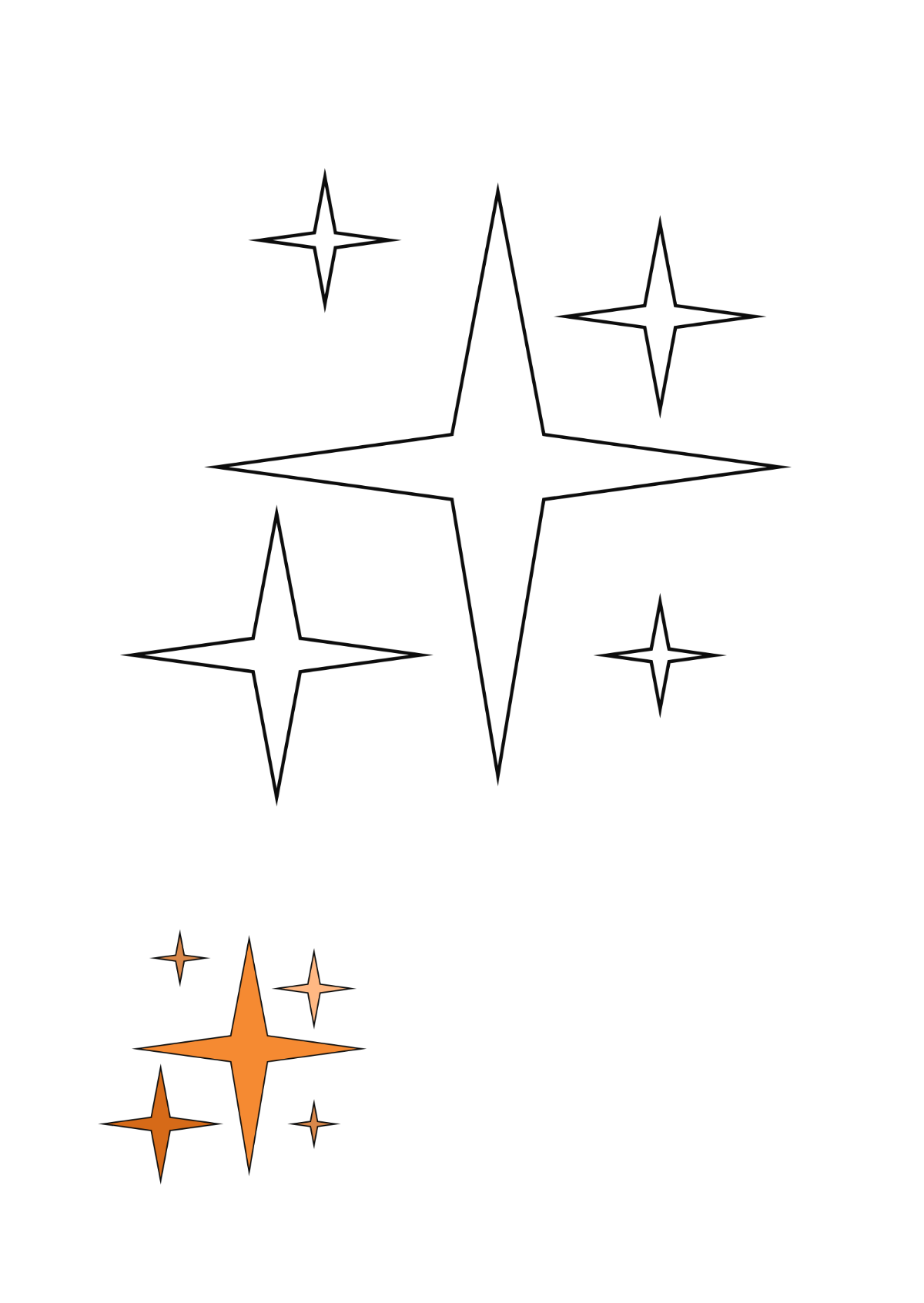 Free symbol coloring page s examples