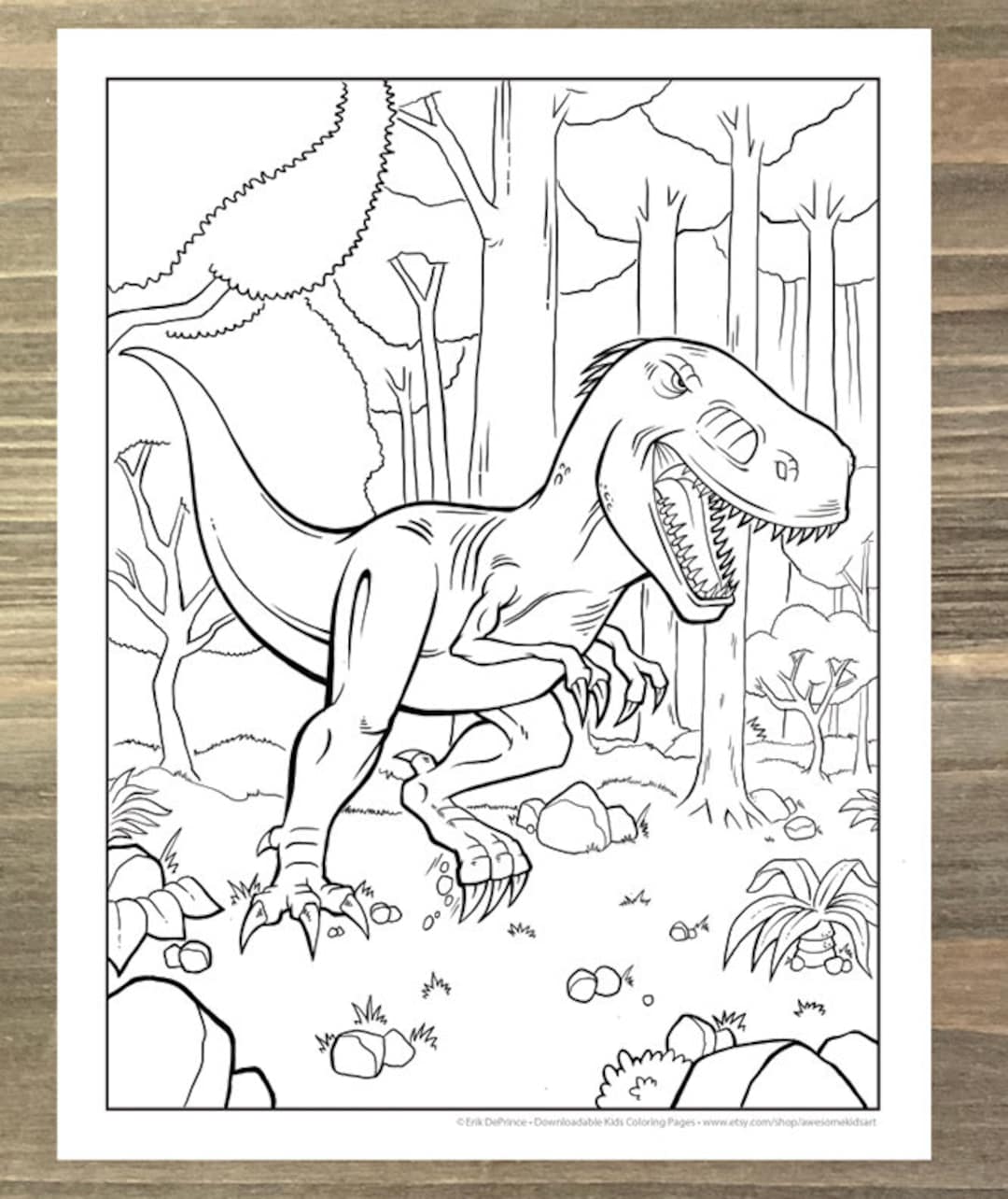 Dinosaur tyrannosaurus t
