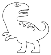 Tyrannosaurus t rex coloring pages free coloring pages