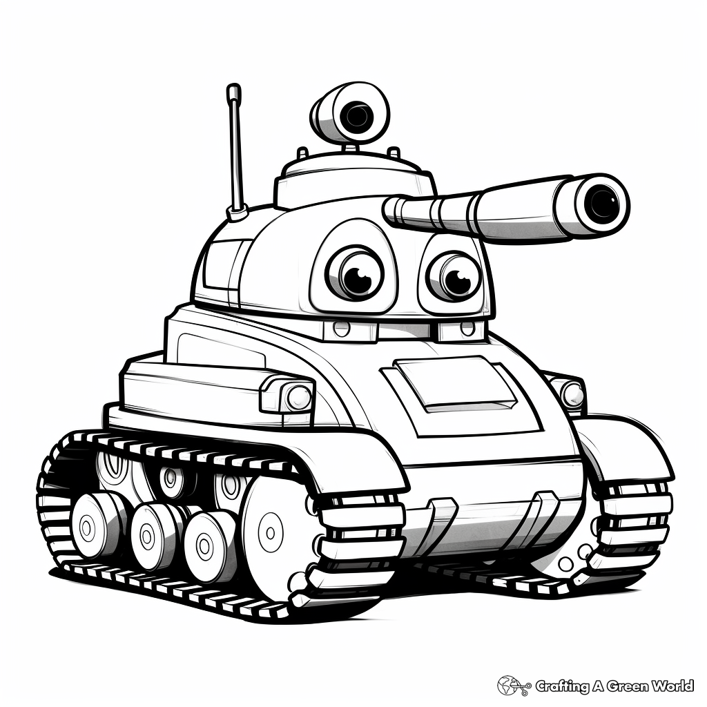 Tank coloring pages