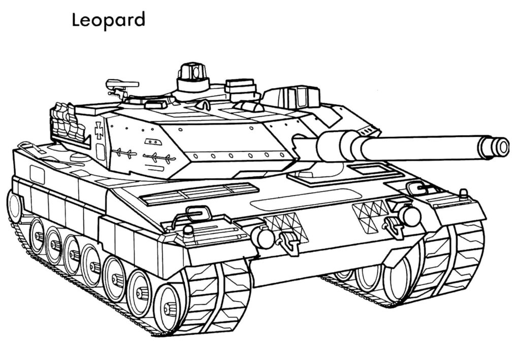 Tanks coloring pages