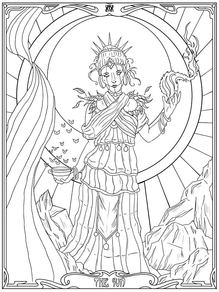 Tarot malvorlagen