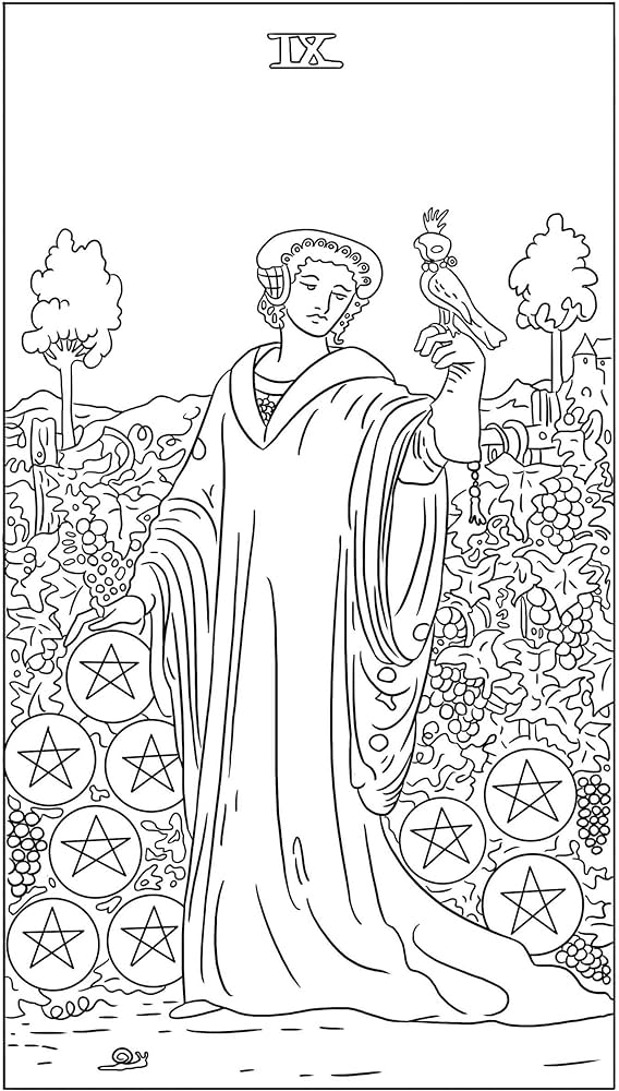 The tarot card adult coloring book featuring all cards carter gc books