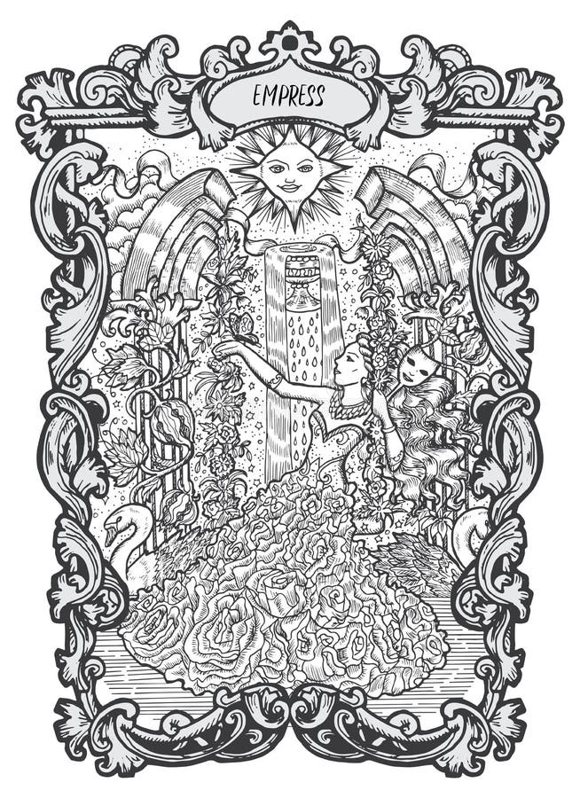 Coloring tarot stock illustrations â coloring tarot stock illustrations vectors clipart