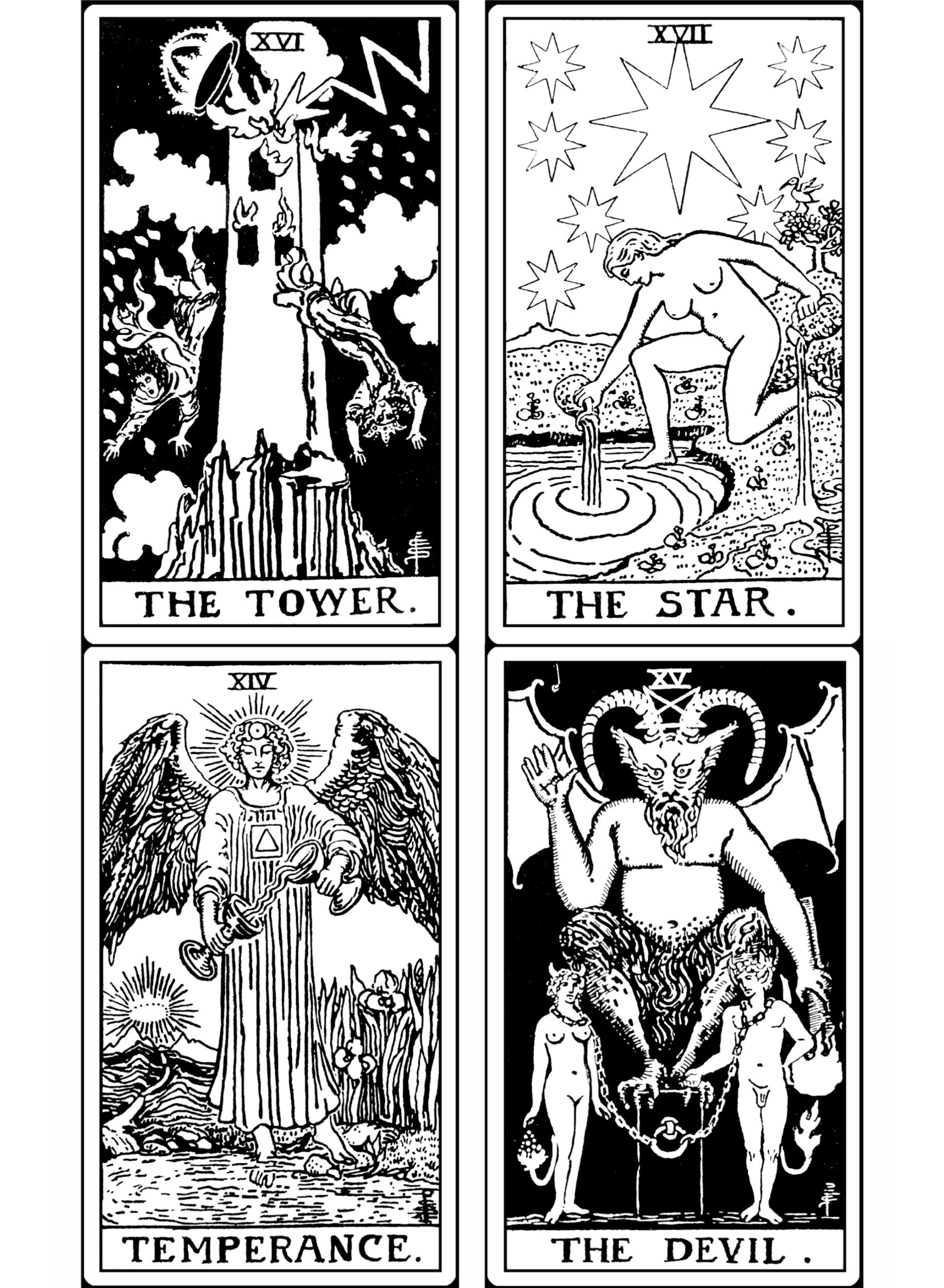 Tarot coloring book pdf color your own tarot cards â daily tarot draw