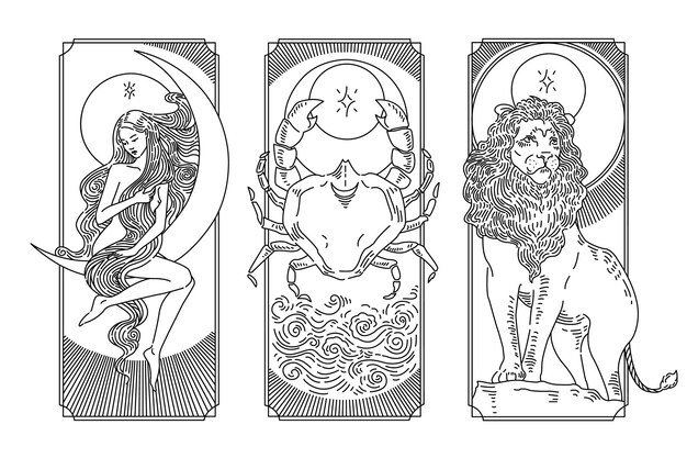 Page strength tarot art images