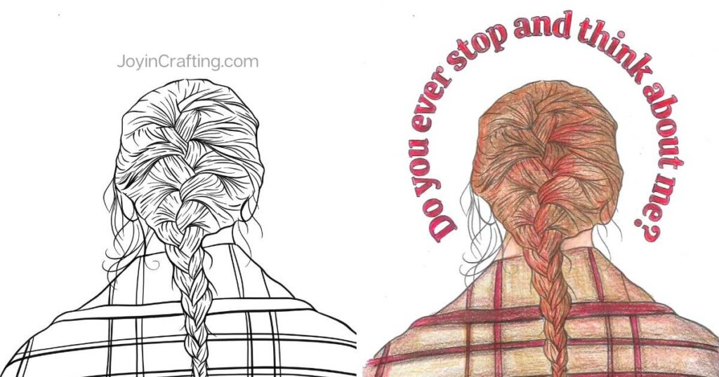 Printable taylor swift coloring page