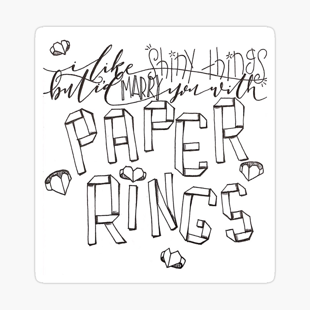 Taylor swift paper rings lyric spiral notebook for sale by sizzyyyyy