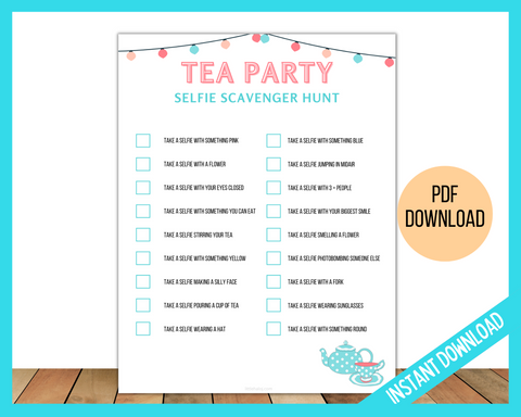 Fun tea party games