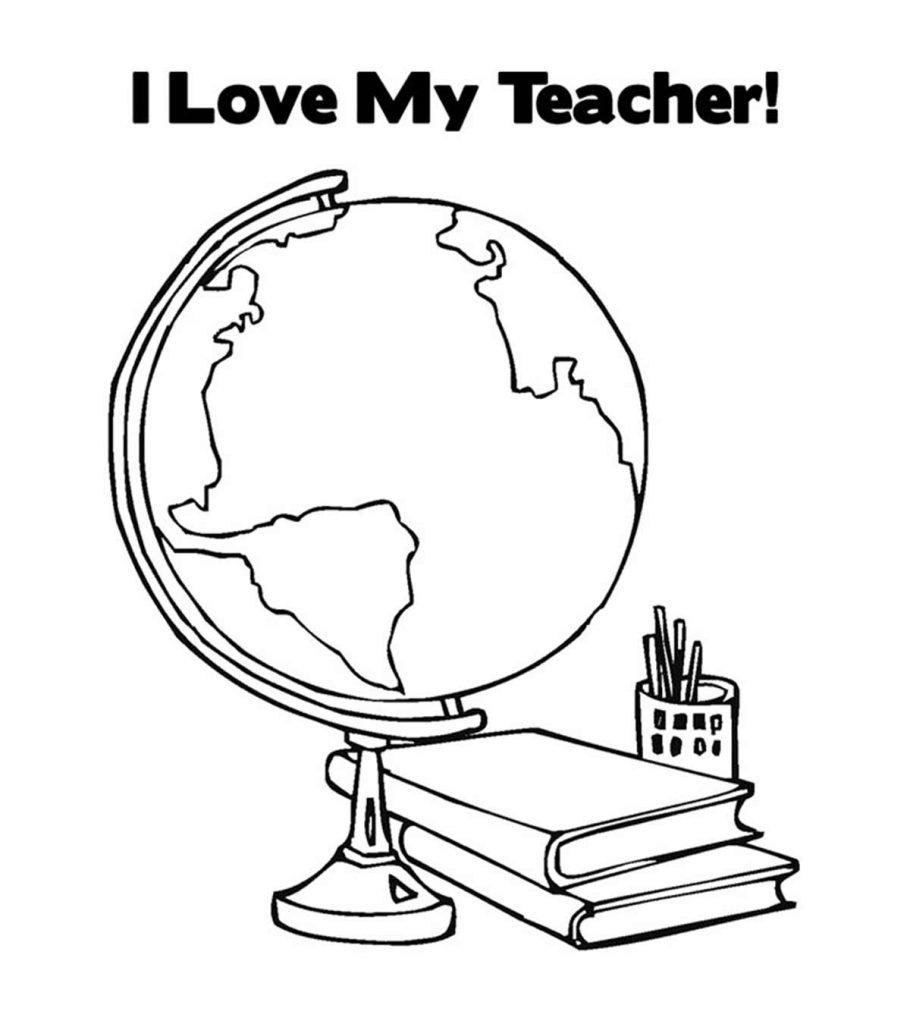 Top teachers day coloring pages for your little one