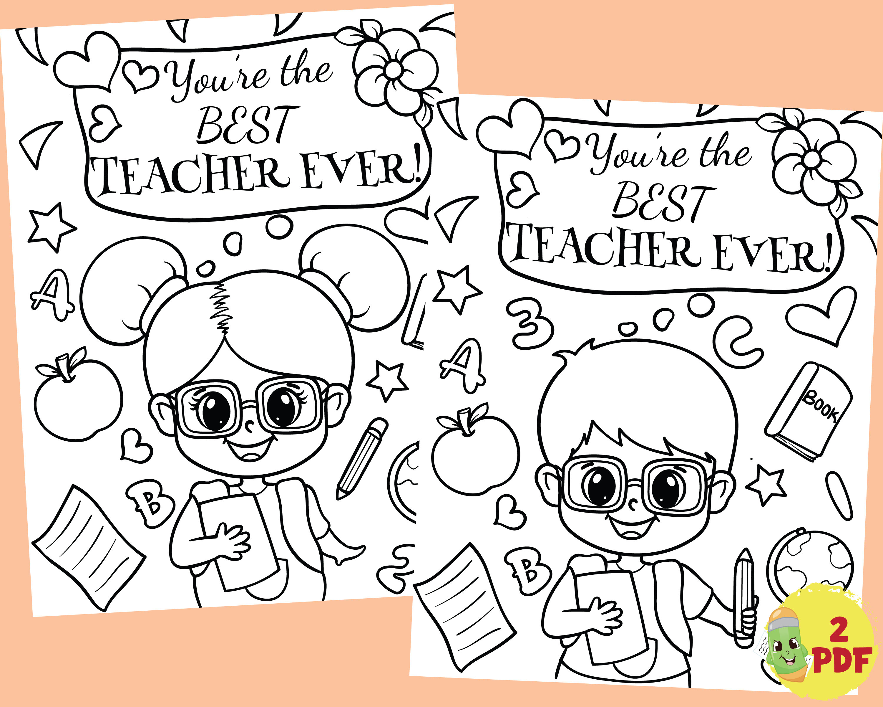 Printable teacher appreciation coloring pages appreciation thank you coloring pages kids coloring page school education activity sheets