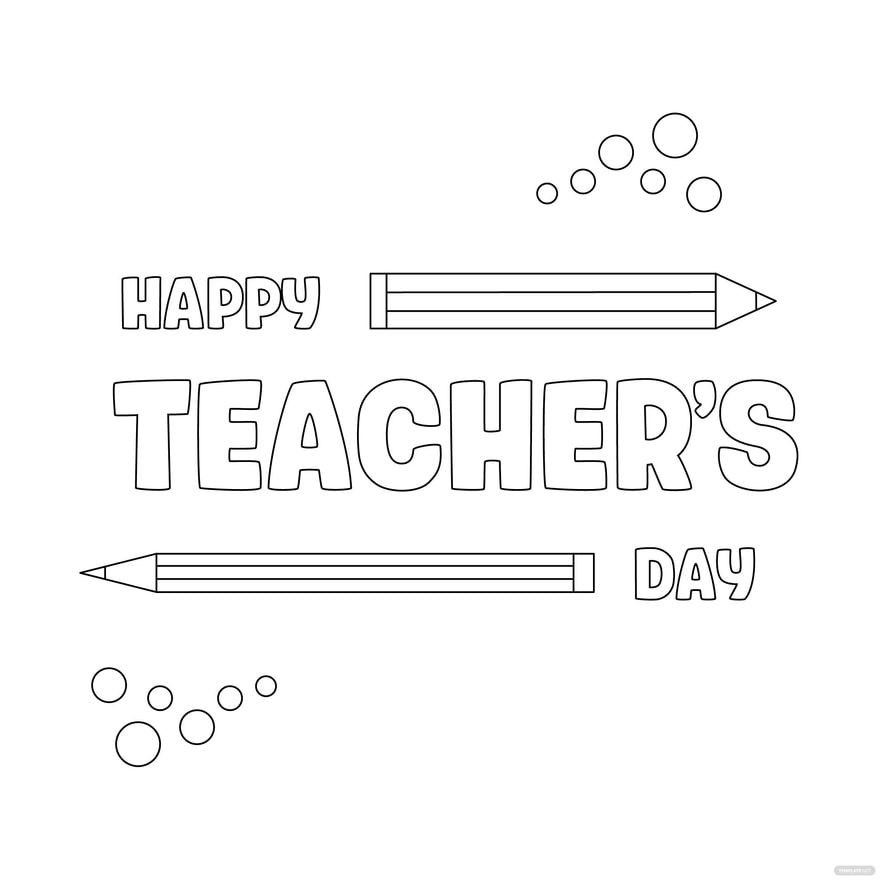 Free teachers day symbol drawing