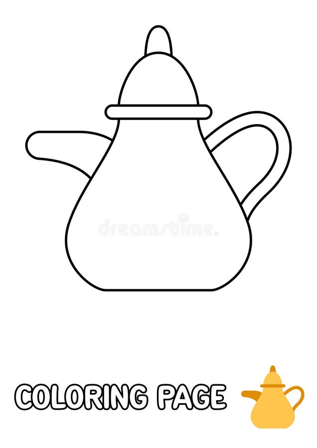 Coloring kids tea stock illustrations â coloring kids tea stock illustrations vectors clipart