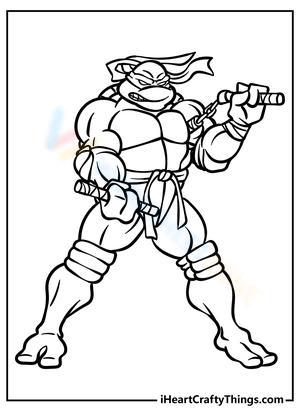 Free printable ninja turtles coloring pages for all ages