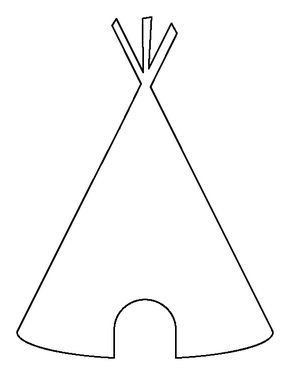 Teepee pattern use the printable outline for crafts creating stencils scrapbooking and more free pdf â teepee craft teepee pattern templates printable free