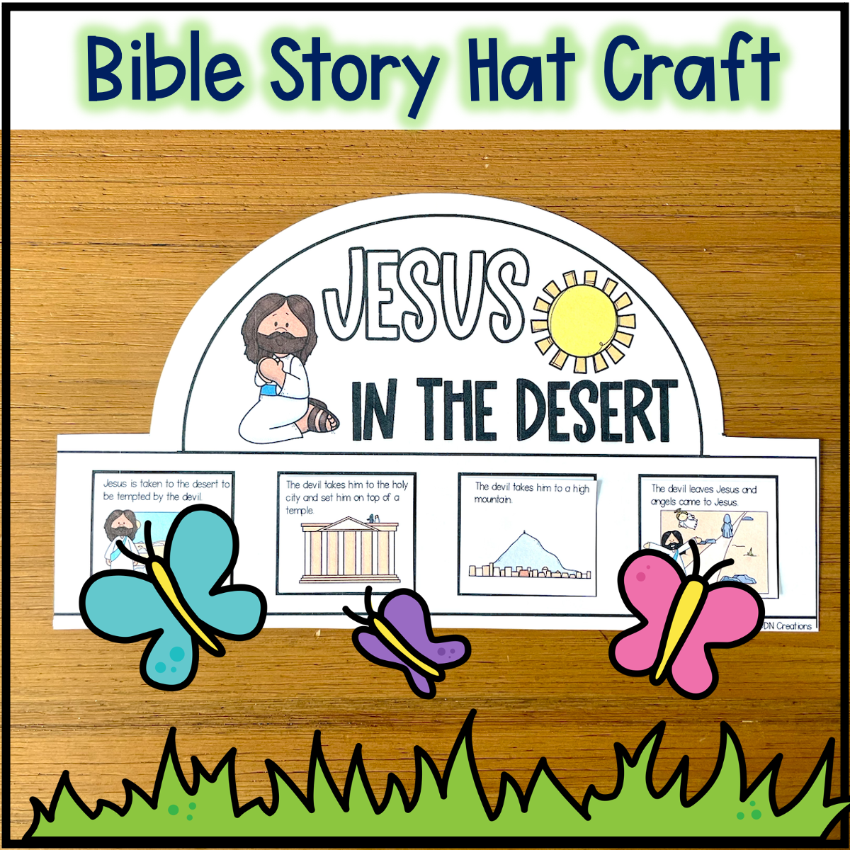 Jesus tempted in desert bible activities l stories of jesus made by teachers