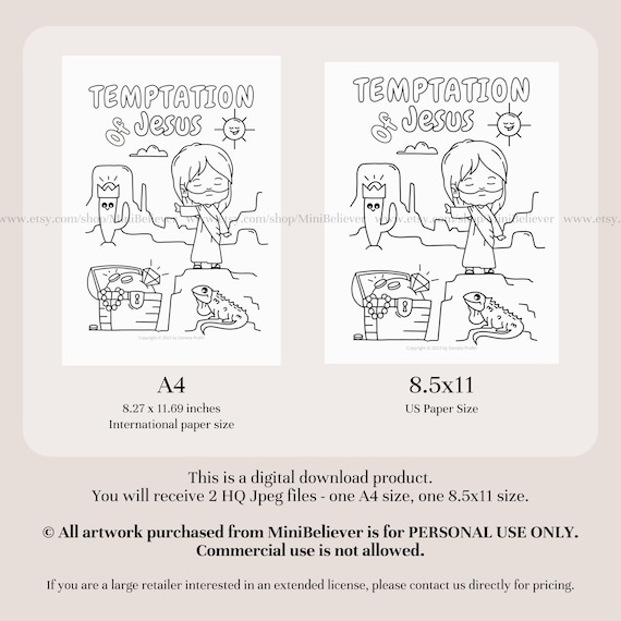The temptation of jesus coloring page bible coloring pages childrens scripture coloring christian kids activities sunday school craft