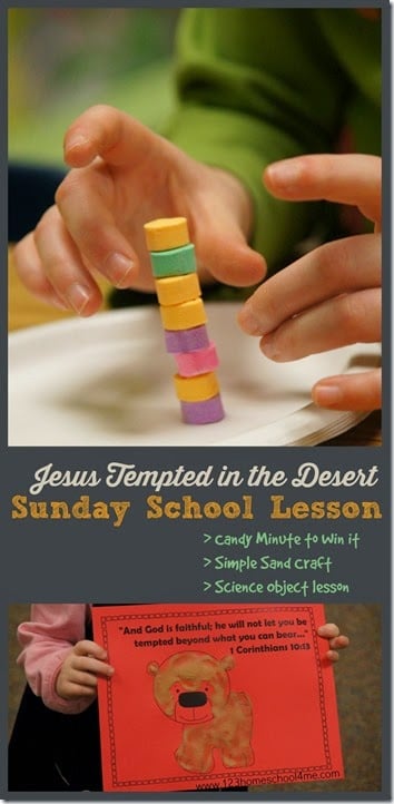 Jesus tempted in the desert