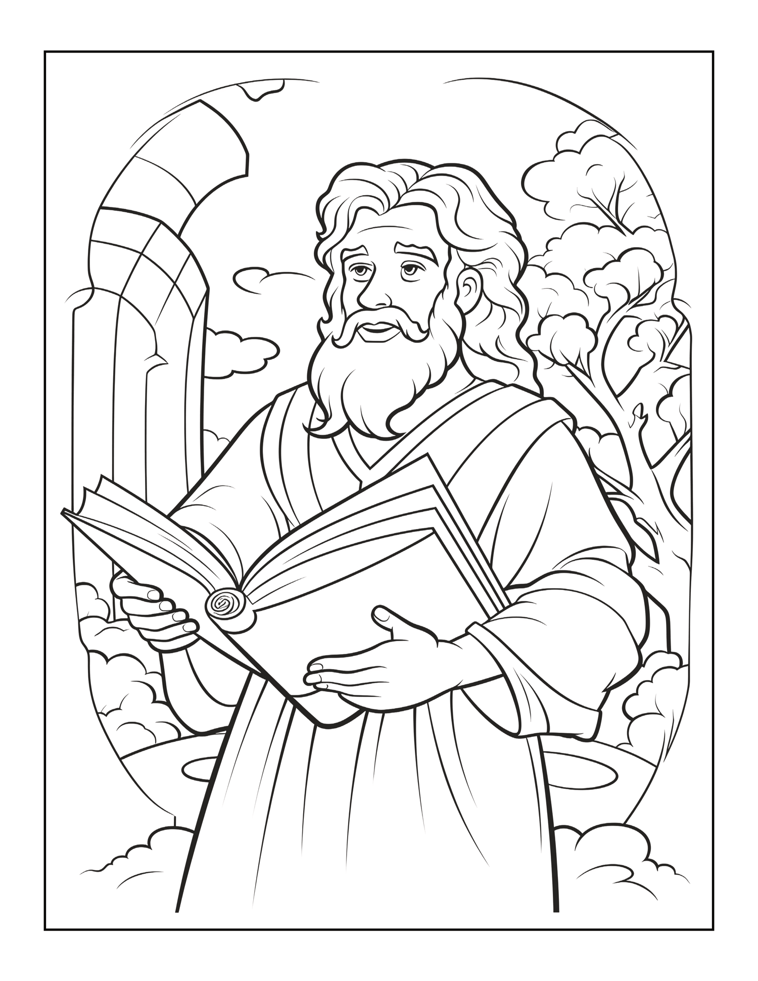 Bible coloring pages for adult