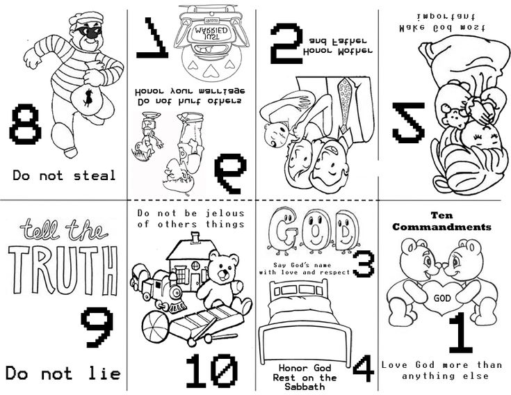 Preschool mandments preschool bible lessons bible coloring pages bible school crafts
