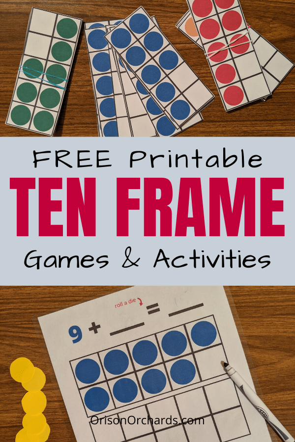 Free printable ten frame games orison orchards