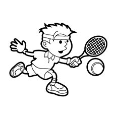 Top free printable tennis coloring pages online
