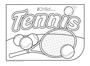 Tennis louring in picture loring pages tennis tennis lessons for kids