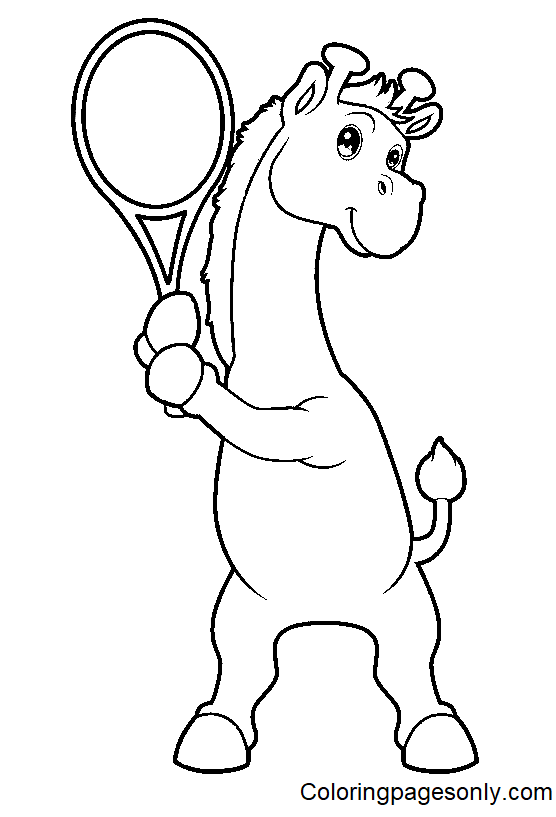 Tennis coloring pages printable for free download