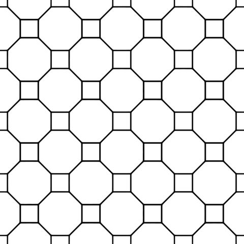 Tessellation with octagon and square coloring page from tessellations category select from â pattern coloring pages geometric pattern art tessellation patterns
