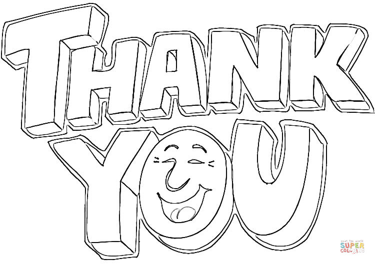 Saying thank you coloring page free printable coloring pages