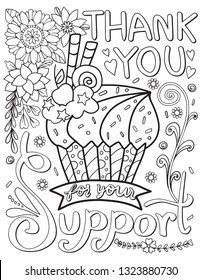 Thank you coloring page images stock photos d objects vectors