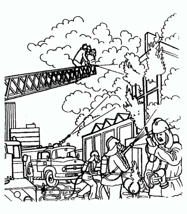Firefighter coloring pages free printables momjunction off
