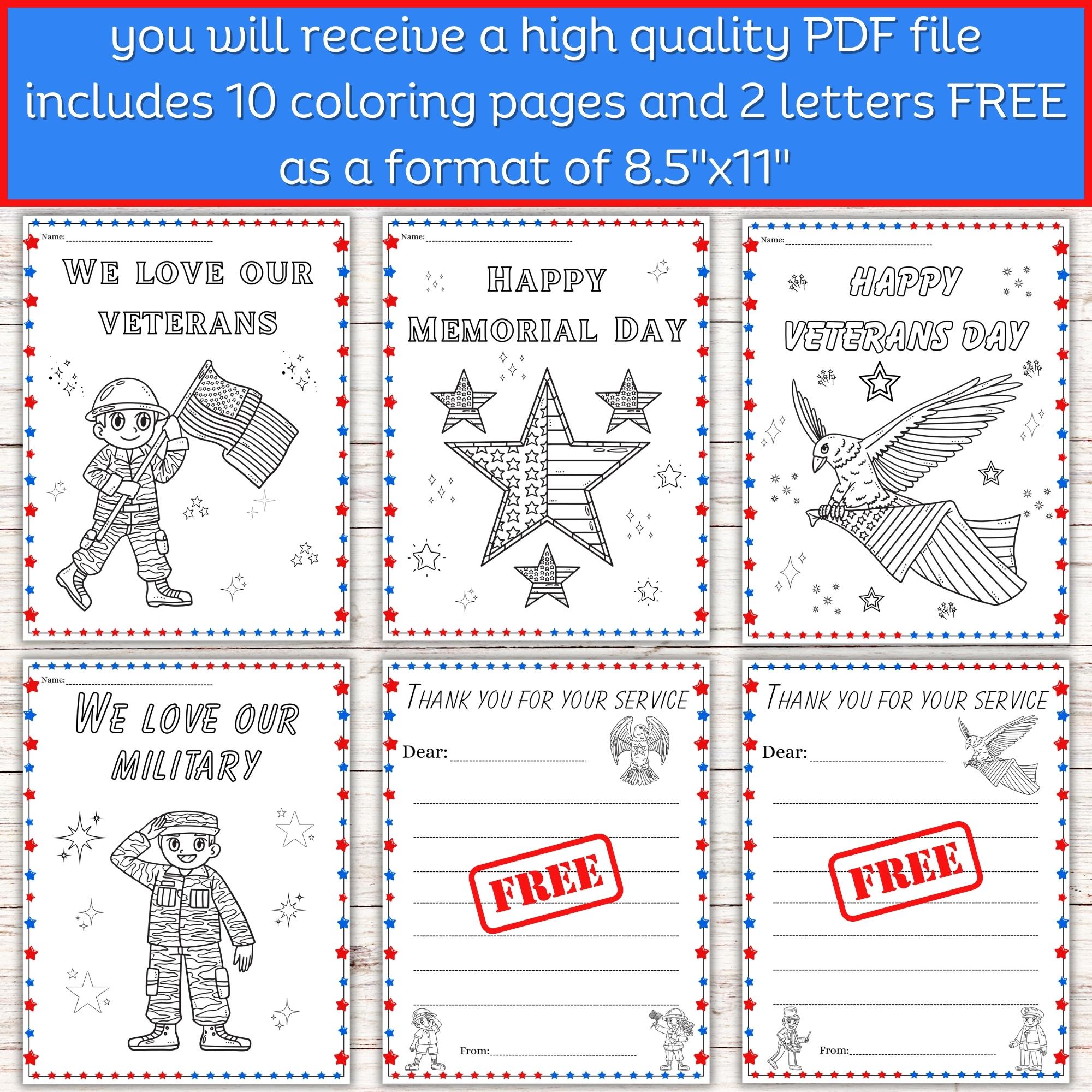 Veterans day coloring pages veteran day thank you letter template th novembreletter to a veteran made by teachers