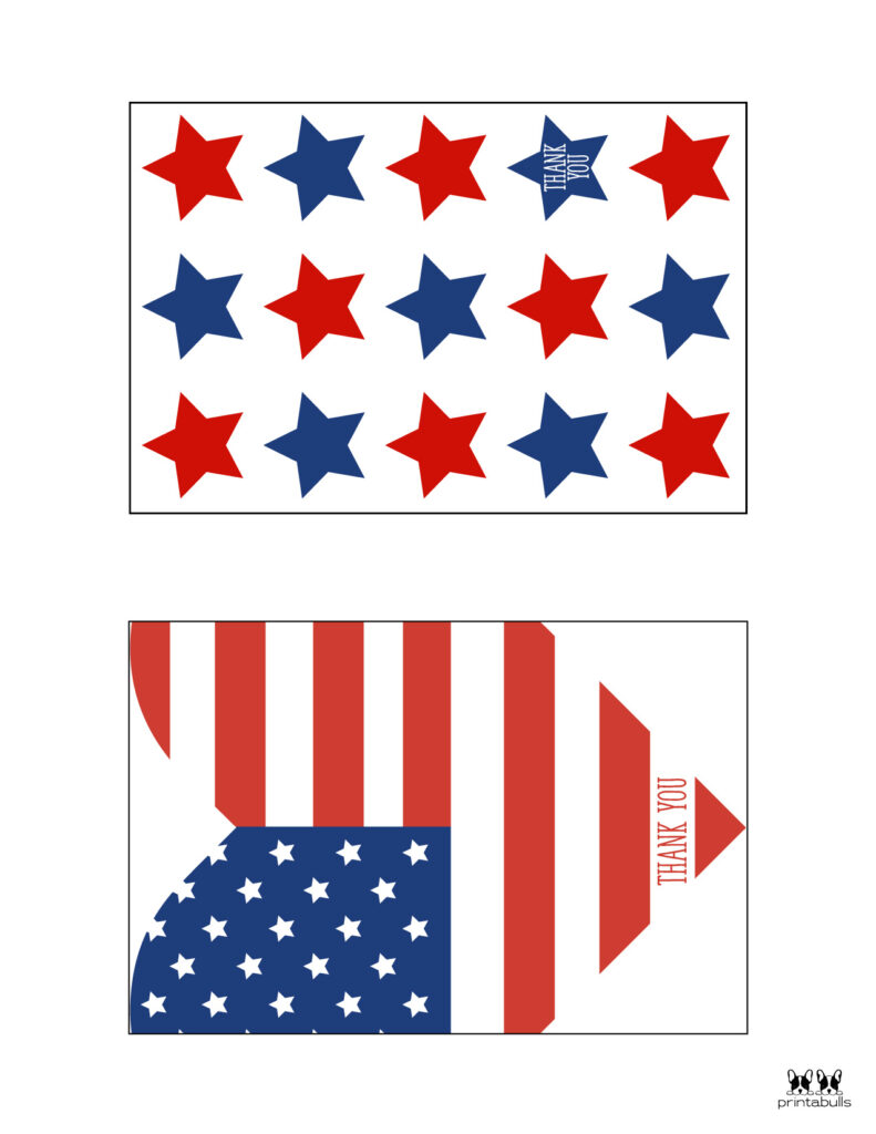 Printable thank you cards