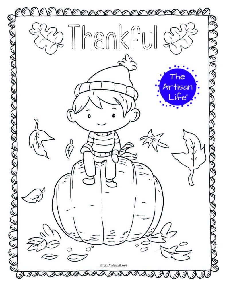 Free printable thanksgiving wall art coloring pages